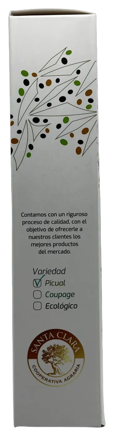 Aceite de oliva virgen extra Alcuza · Santa Clara · Picual ecológico · 500 ml