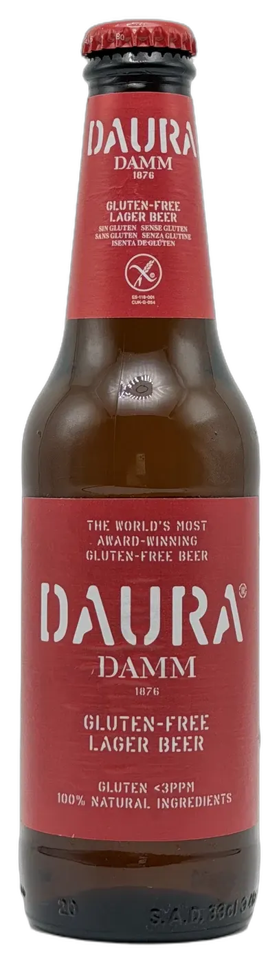 Daura Damm · Cerveza lager sin gluten · 33 cl