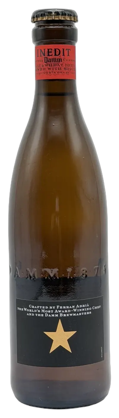 Inedit Damm · Cerveza de malta y trigo · 33 cl